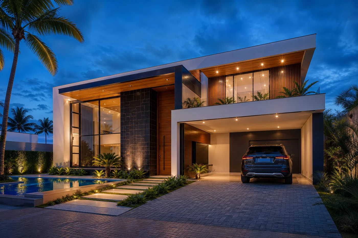 Exemplo de casa 268 m² — construção financiada Nobre