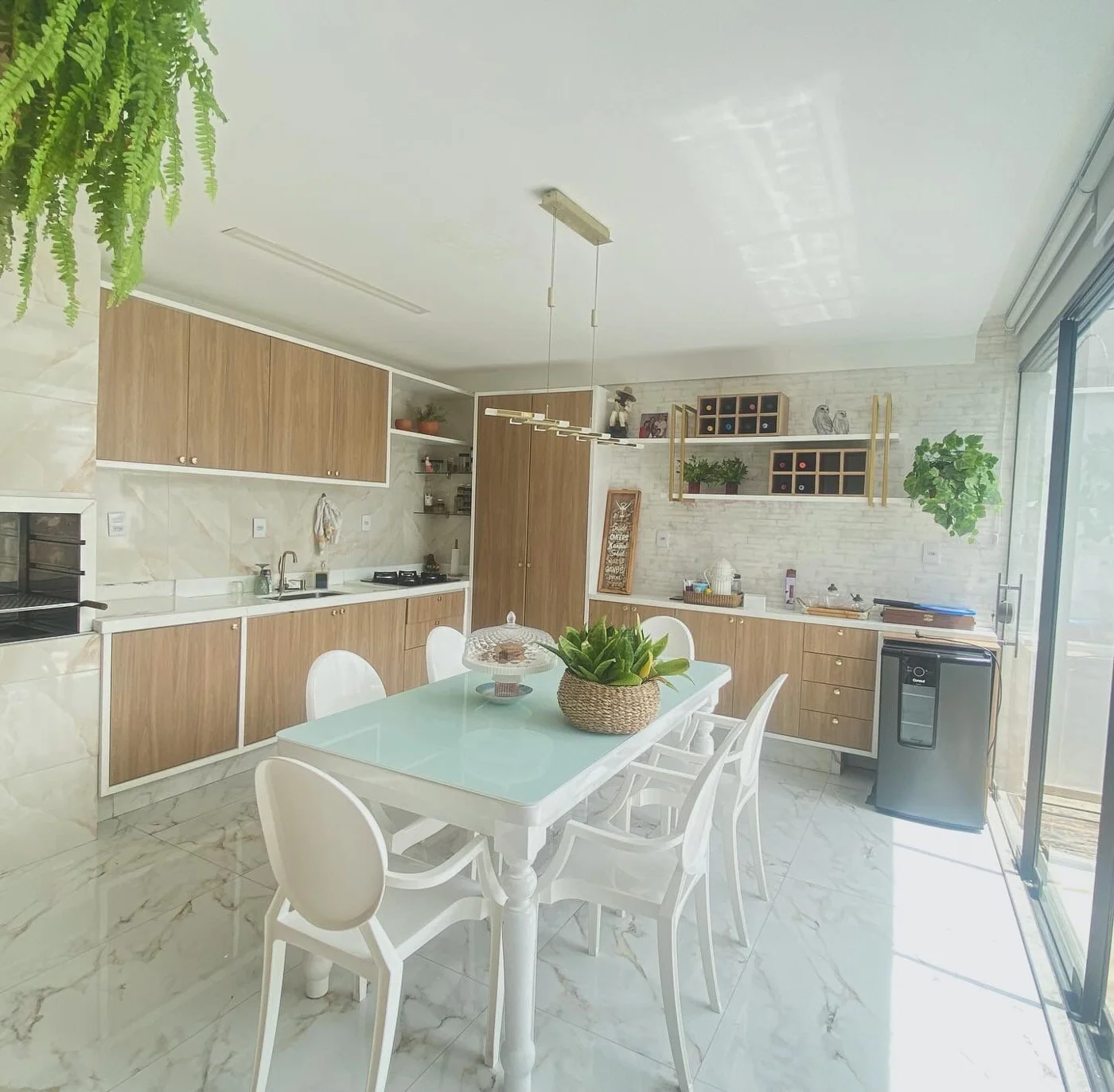 Cozinha gourmet — obra da Nobre Engenharia